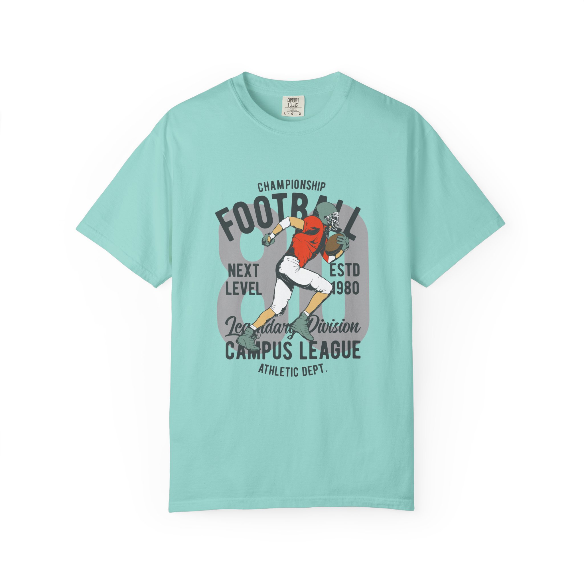 C - 16.20 - Football Campus League Unisex T-Shirt, Sporty Tee, Athletic Gift, Game Day Shirt, Casual Wear, Unisex Fashion. - Image 25