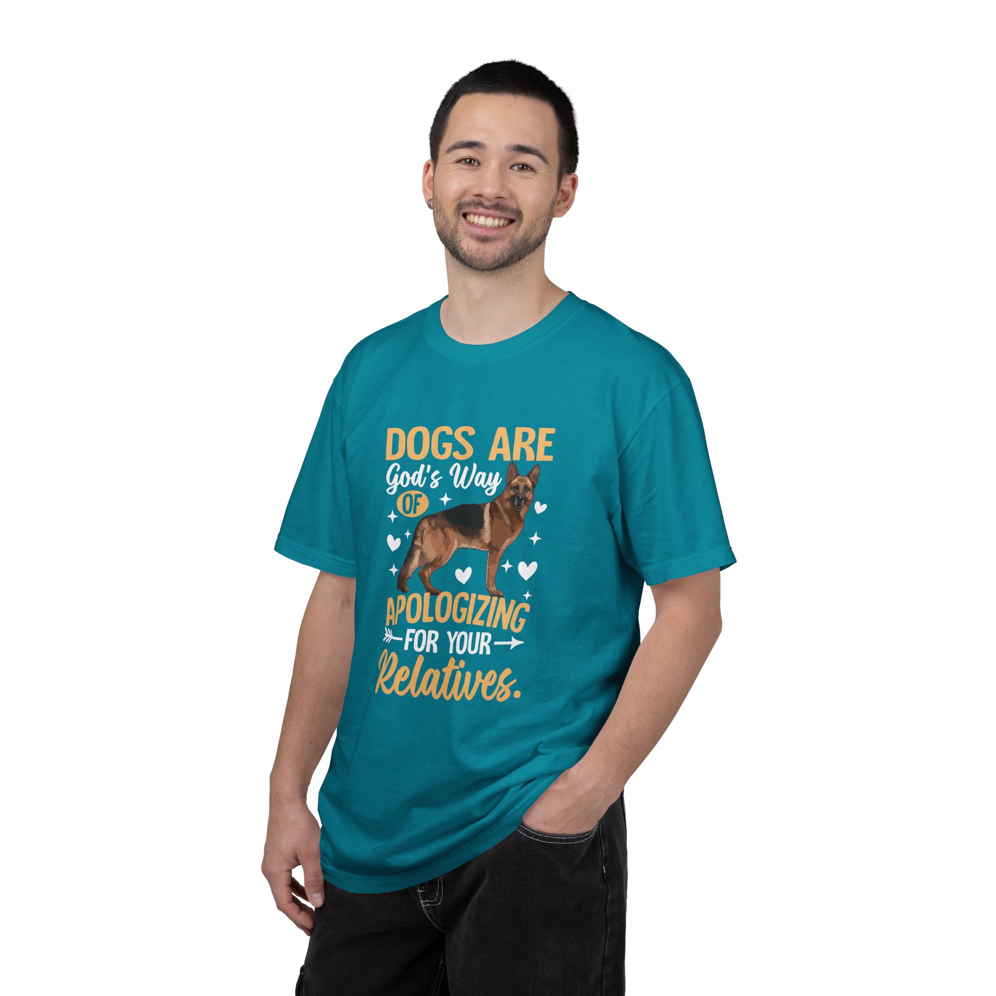 b2 - 4.1 - Dogs Are God’s Way of Apologizing for Your Relatives T-Shirt – Funny Dog Lover Graphic Tee for Humor, Pet Lovers & Playful Vibes. - Image 26