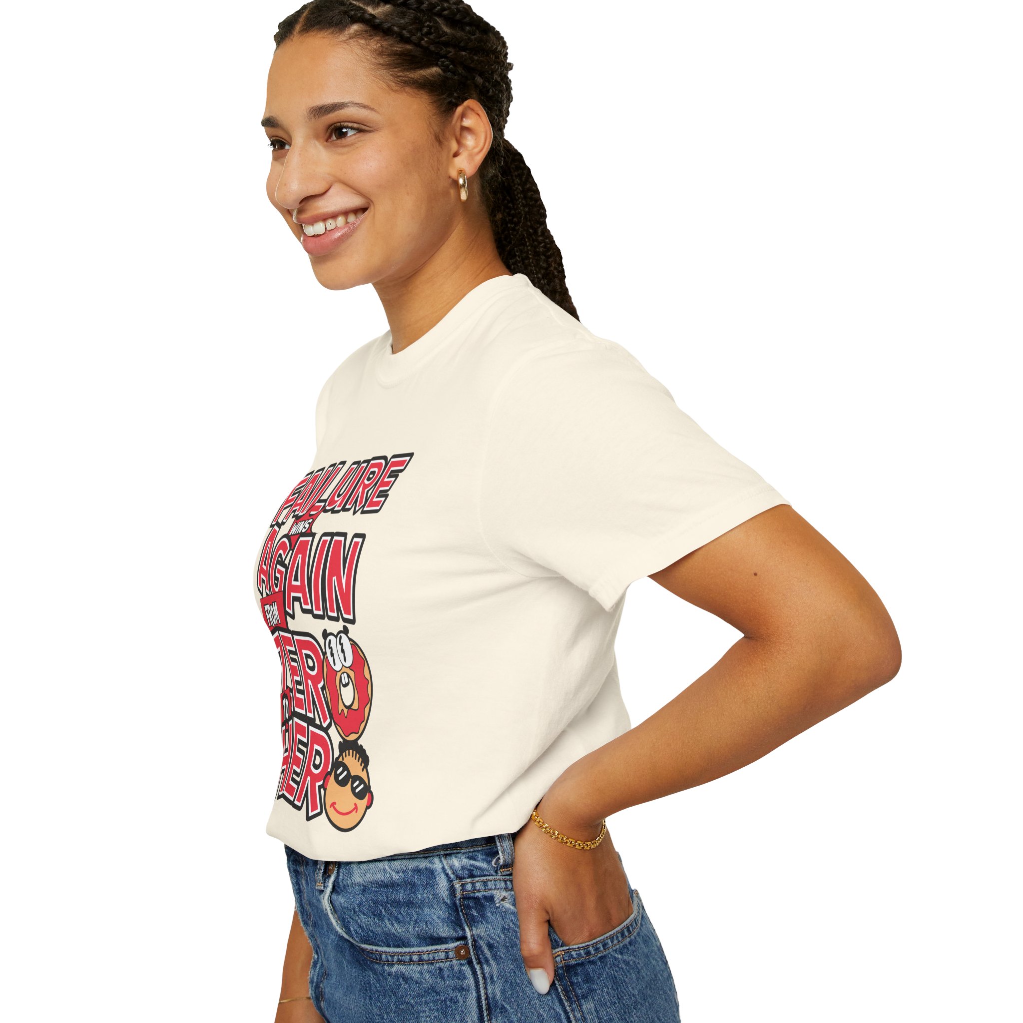b2 - 2.3 - From Failure Again to Hero T-Shirt – Motivational Graphic Tee for Growth, Resilience & Success Mindset. - Image 13