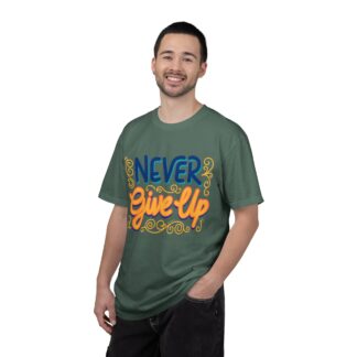 Inspirational quotes t shirt Motivational Wear - Never Give Up T-Shirt - Image 10