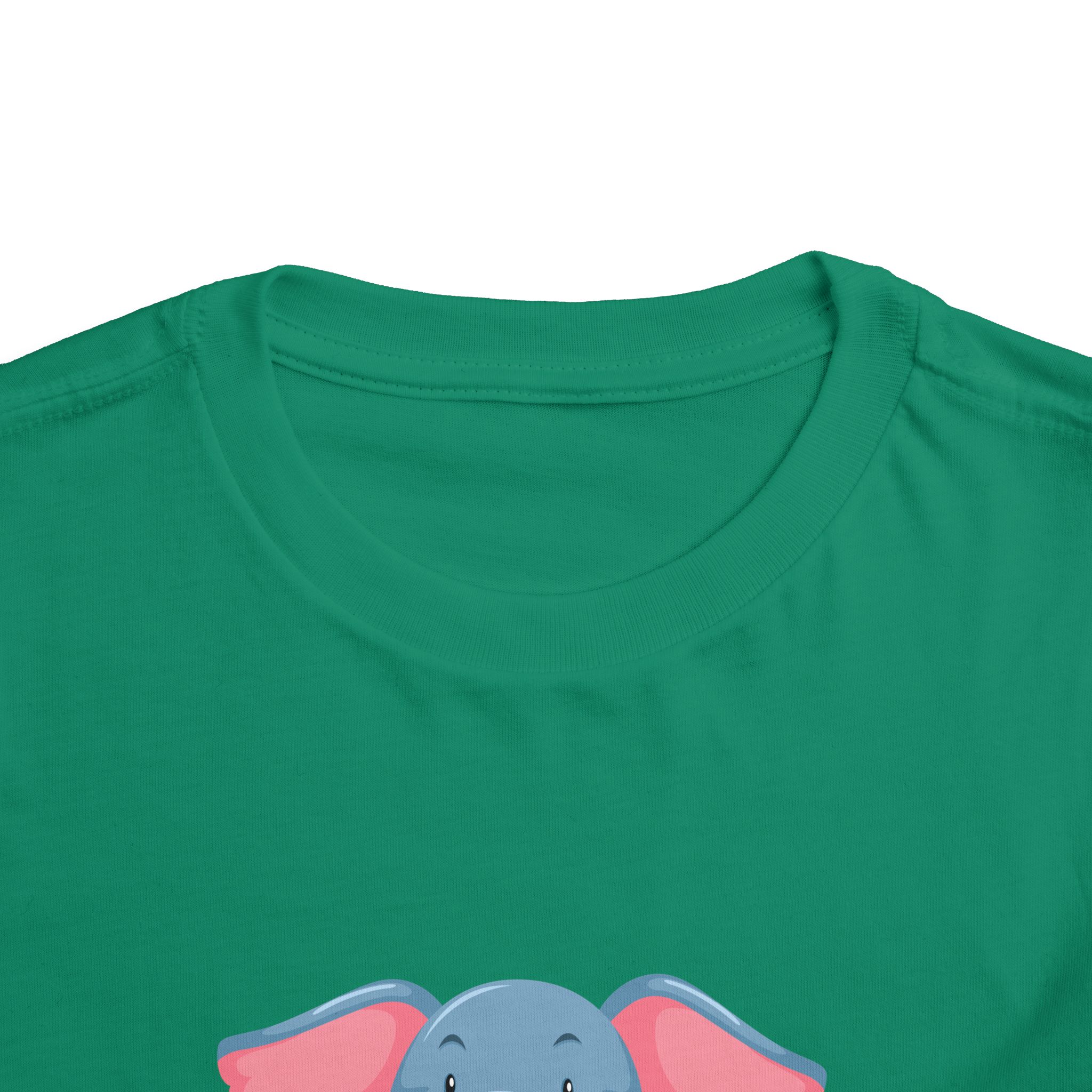 Cute Baby Elephant Toddler T-Shirt – Adorable Pink & Blue Elephant Graphic Tee for Kids, Boys & Girls. - Image 16