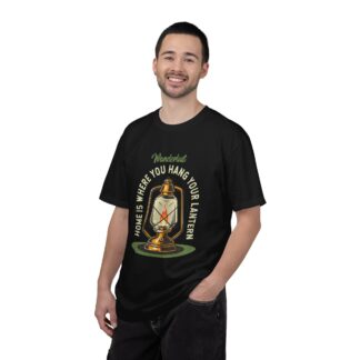 “Home Is Where You Hang Your Lantern” T-Shirt – Vintage Camping Graphic Tee for Outdoor Lovers, Fun Adventure Wear & Perfect Gift Giving. - Image 26