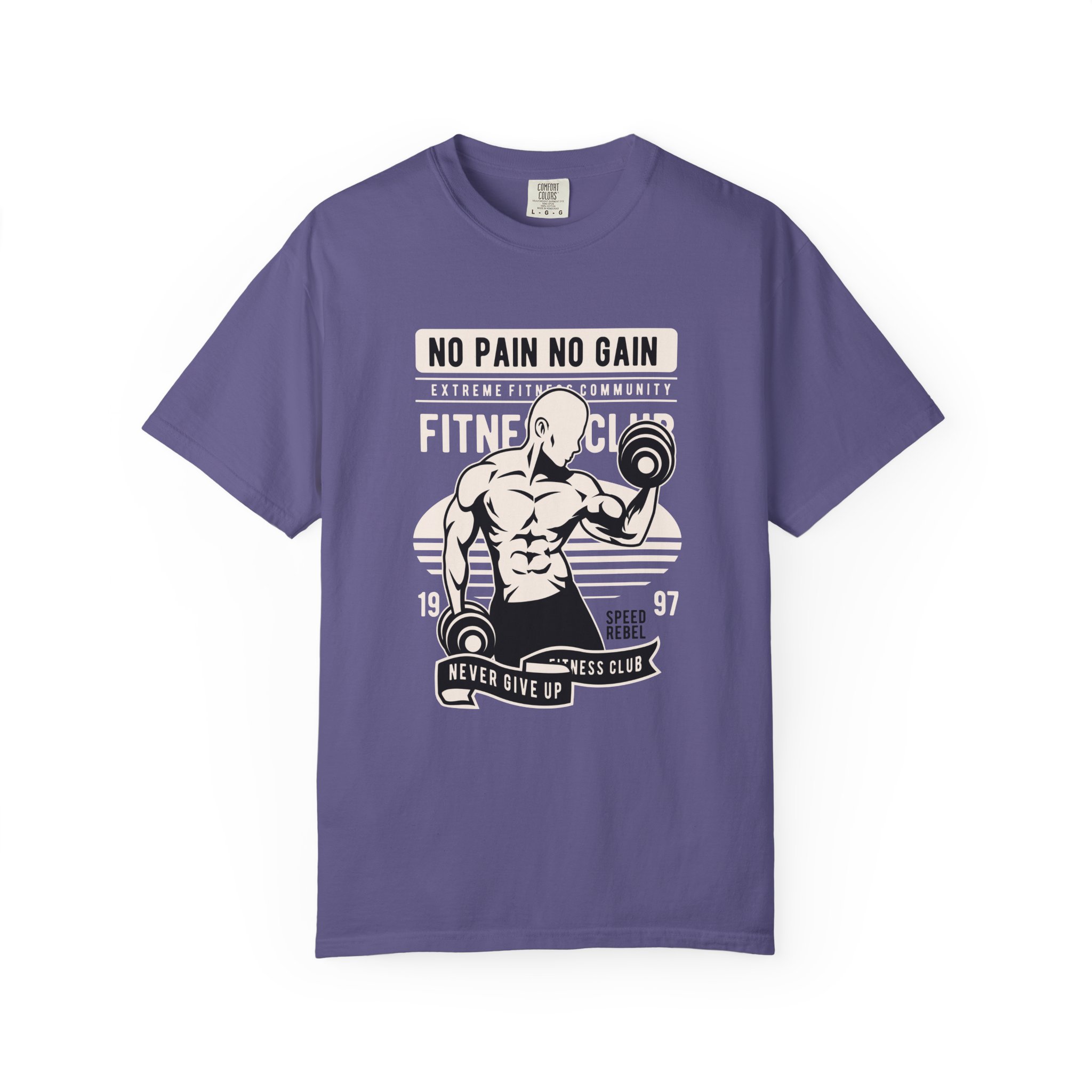 Fitness Motivation T-Shirt, Workout Tee, Gym Gear, Gift for Lifters, Unisex Casual Top, No Pain No Gain Design. - Image 29