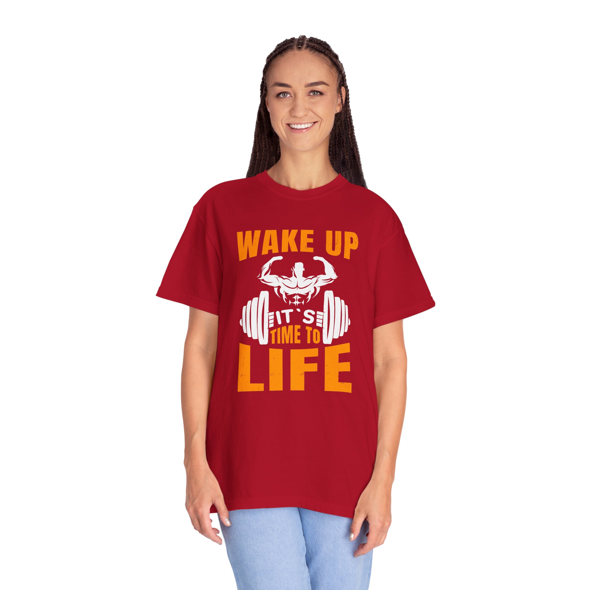 b2 - 6.19 - Wake Up It’s Time to Lift T-Shirt – Motivational Weightlifting Graphic Tee for Early Grind, Strength & Gym Dedication. - Image 51