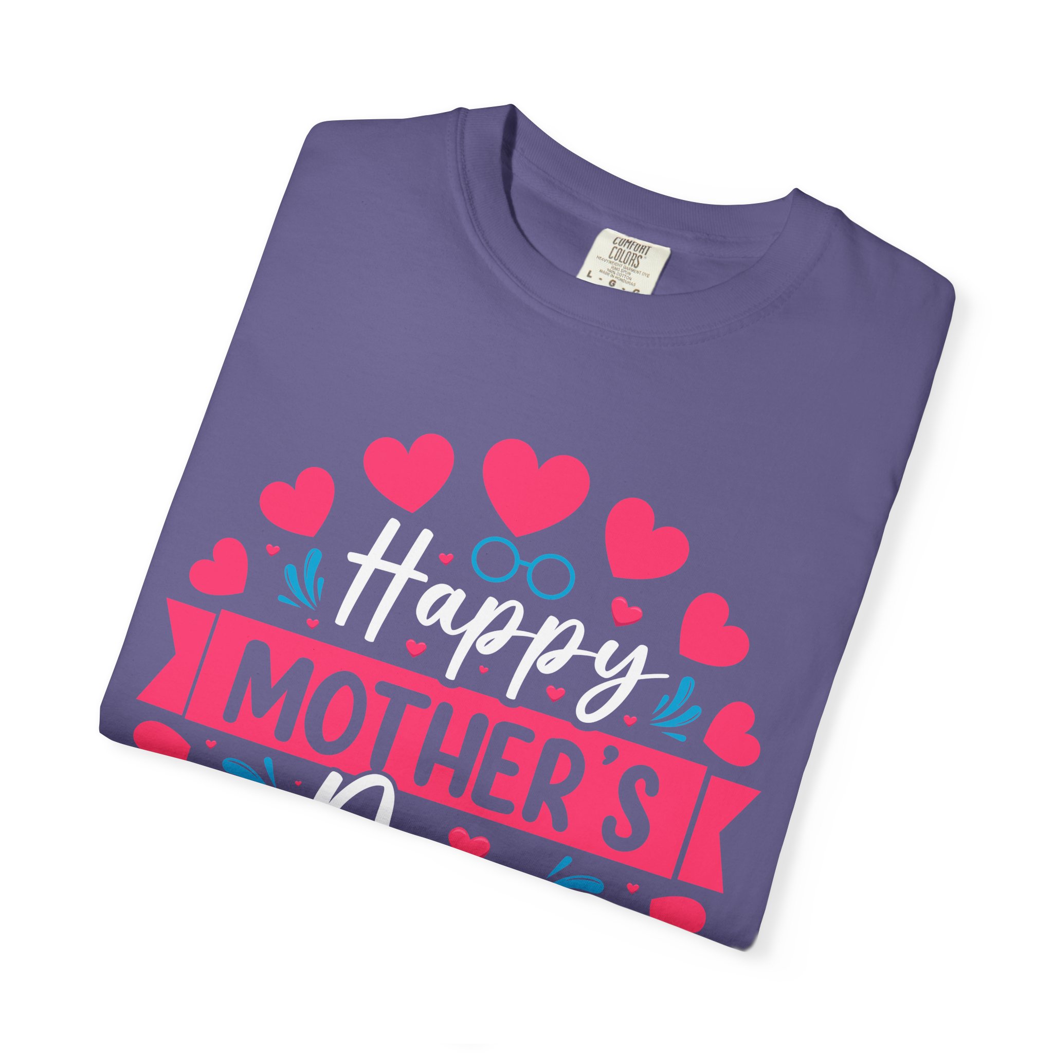 Happy Mother’s Day Floral Heart T-Shirt – Cute Love Graphic Tee for Moms, Perfect Gift Giving & Celebration Wear. - Image 47