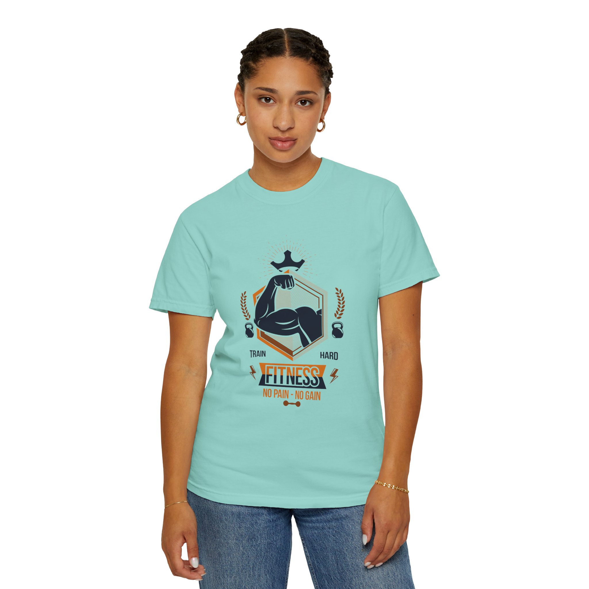 Fitness Gym T-Shirt — "Train Hard, No Pain No Gain" Workout Tee. - Image 28