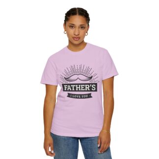 Father’s I Love You Vintage Mustache T-Shirt – Cute Love Graphic Tee for Dads, Perfect Gift for Father’s Day, Birthday & Special Celebration Wear. - Image 44
