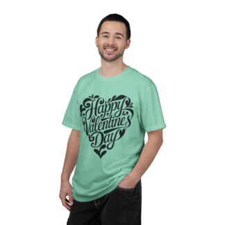 Happy Valentine’s Day Script Heart T-Shirt – Romantic Love Graphic Tee for Couples, Gift Giving & Festive Celebration. - Image 18