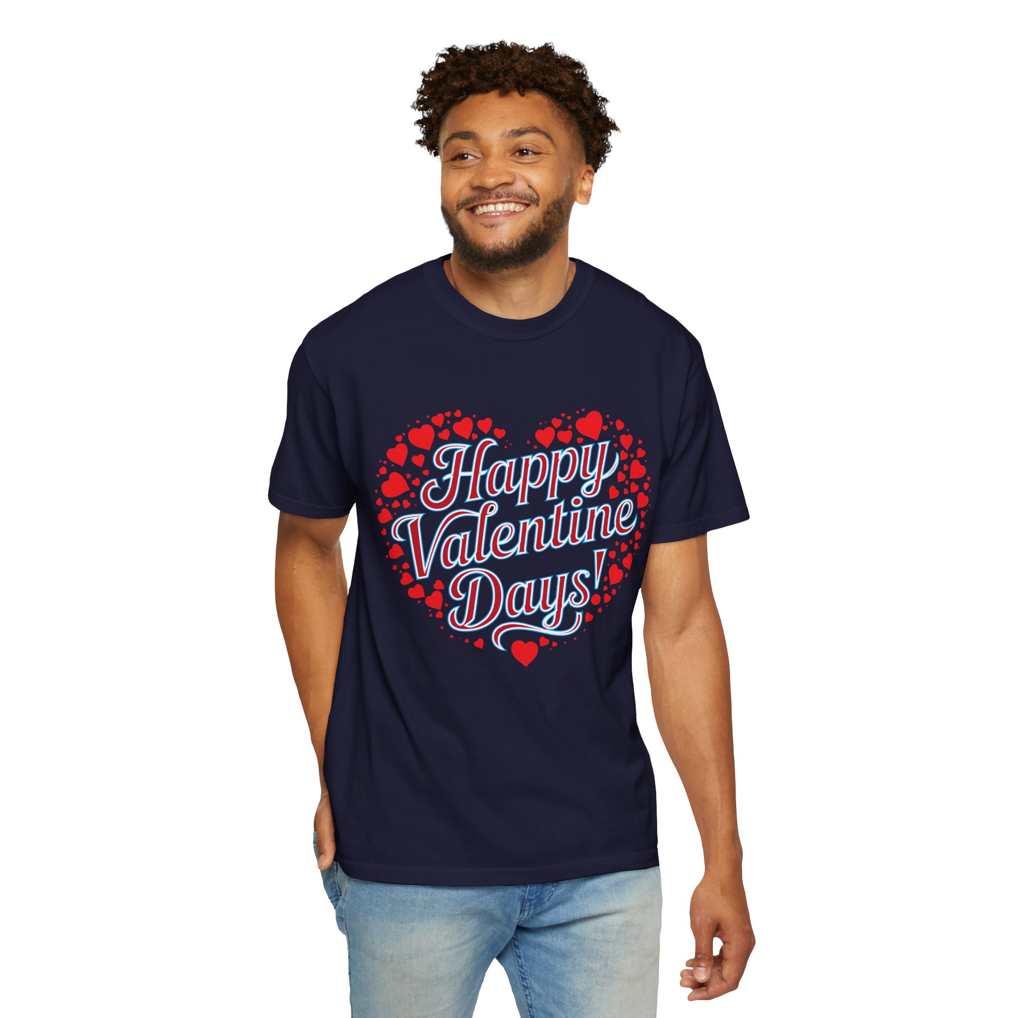 Valentine's Day T-Shirt, Cute Love Shirt, Heart Graphic Tee, Unisex Valentine's Gift, Romantic Apparel, Casual Wear. - Image 6