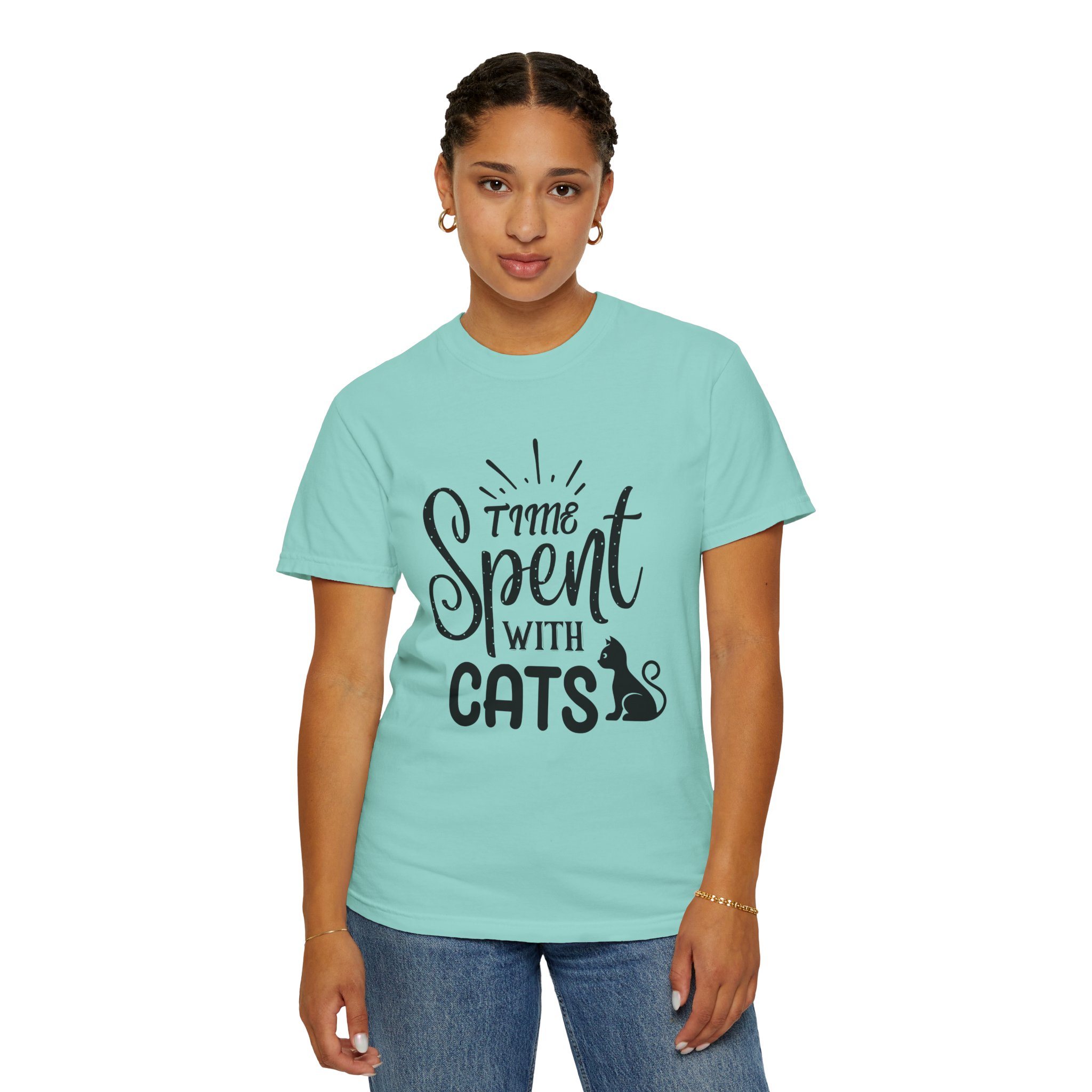 b2 - 5.13 - Time Spent with Cats T-Shirt – Heartwarming Cat Lover Graphic Tee for Cozy Moments & True Pet Love. - Image 44