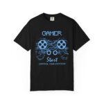Funny gaming t shirts featuring retro designs
