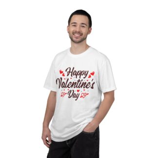 Happy Valentine’s Day Heart Graphic T-Shirt – Romantic Love Graphic Tee for Couples, Gift Giving & Festive Celebration. - Image 10