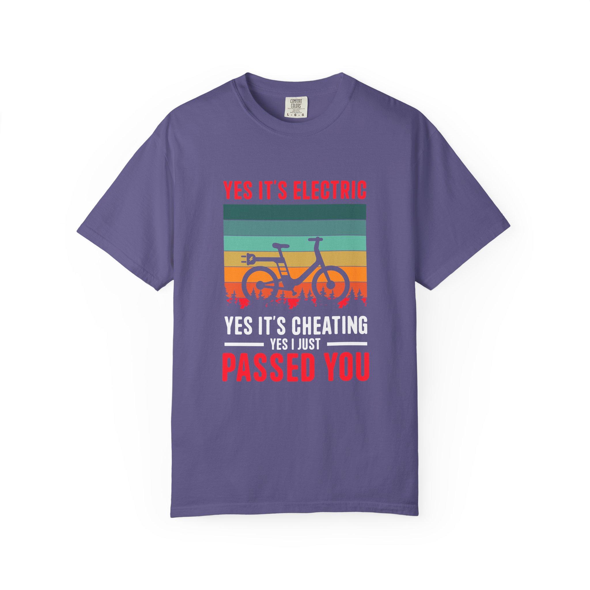 Electric Bike Humor T-Shirt - Perfect Gift for Cyclists, Casual Outfit, Sports Event, Cycling Enthusiasts. - Image 41
