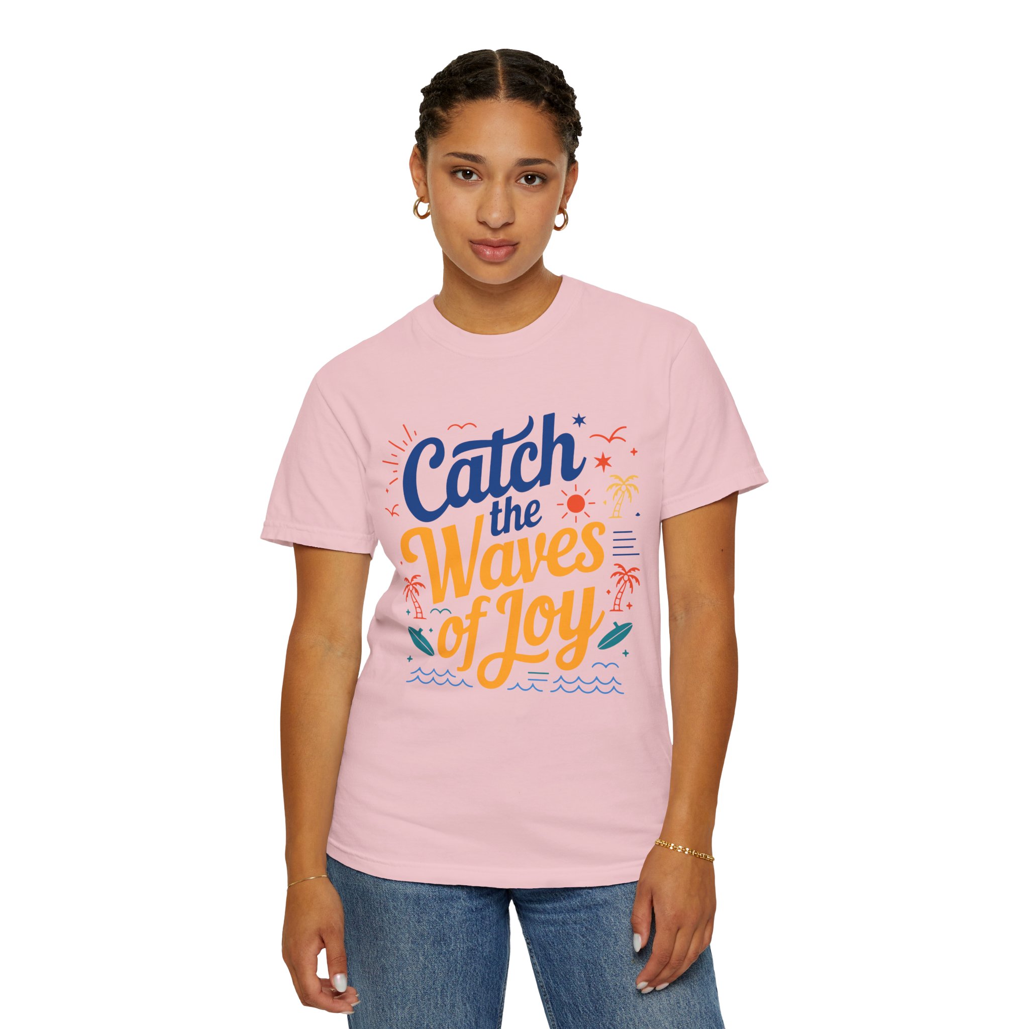 Catch the Waves of Joy T-Shirt, Beachwear, Summer Apparel, Unisex Fashion, Vacation Shirt, Gift for Surfers. - Image 36