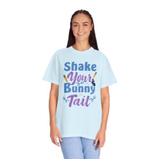Cute bunny graphic T-shirt for Easter Fun - Shake Your Bunny Tail T-Shirt - Image 27