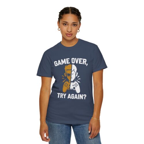 Gaming Tshirt for Boys - Playful Gamer Gift - Game Over Unisex Tee - Image 12