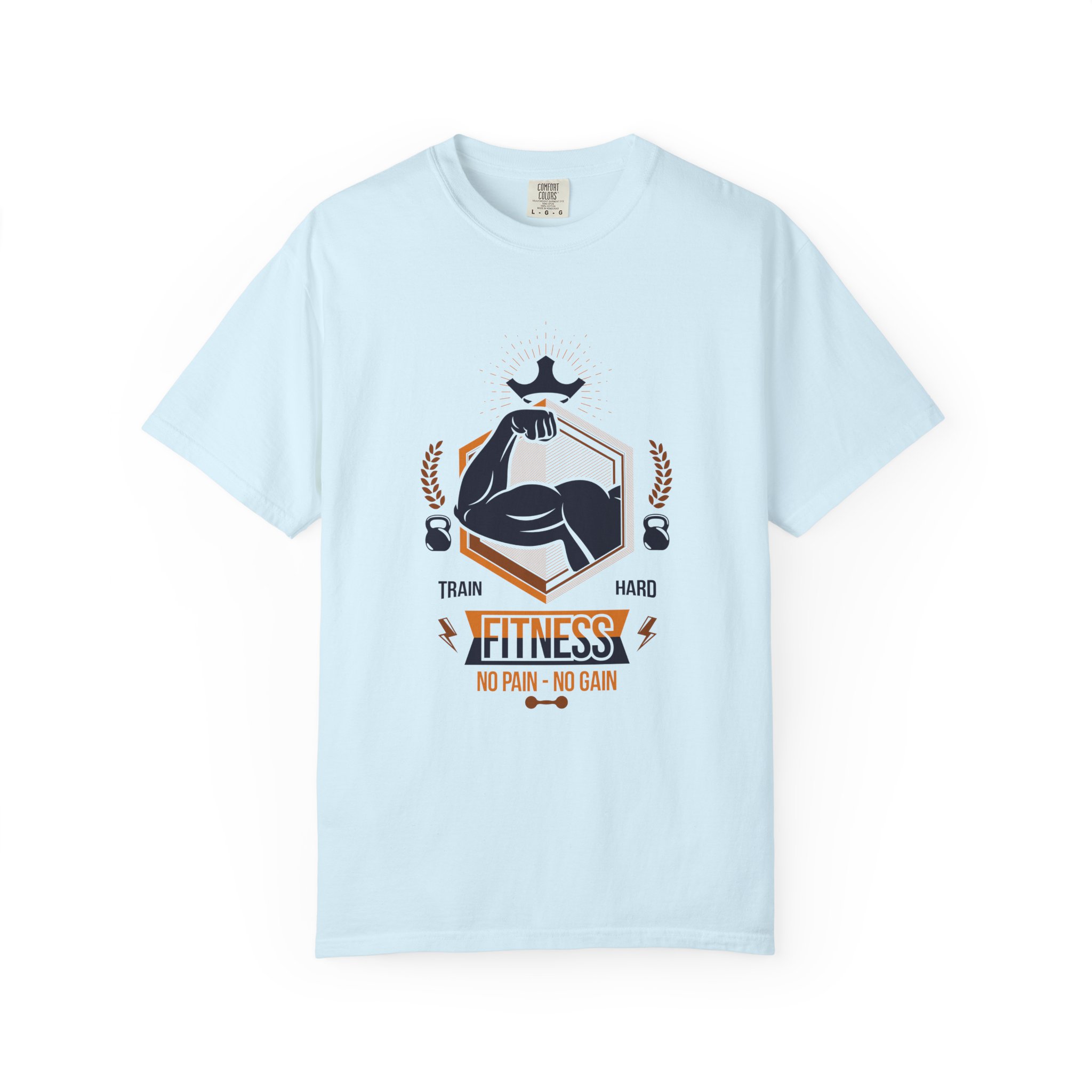 Fitness Gym T-Shirt — "Train Hard, No Pain No Gain" Workout Tee. - Image 33