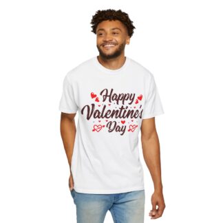 Happy Valentine’s Day Heart Graphic T-Shirt – Romantic Love Graphic Tee for Couples, Gift Giving & Festive Celebration. - Image 14