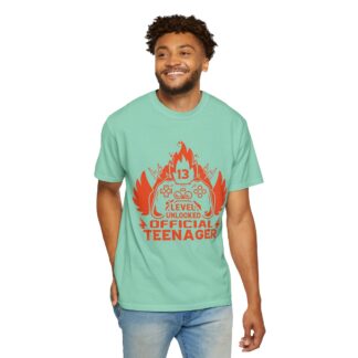 Teen Gamer Tshirt - Official Birthday Tee - Level Unlocked Official Teenager Unisex Tee – 13th Birthday Gamer Graphic Tee for Teens, Fun Celebration & Gaming Vibes. - Image 22