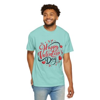 Happy Valentine’s Day Heart Design T-Shirt – Romantic Valentine Graphic Tee for Couples, Love Gift & Festive Wear. - Image 38