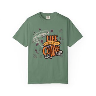 Coffee drinkers t-shirt – Life Begins After Coffee - Image 17
