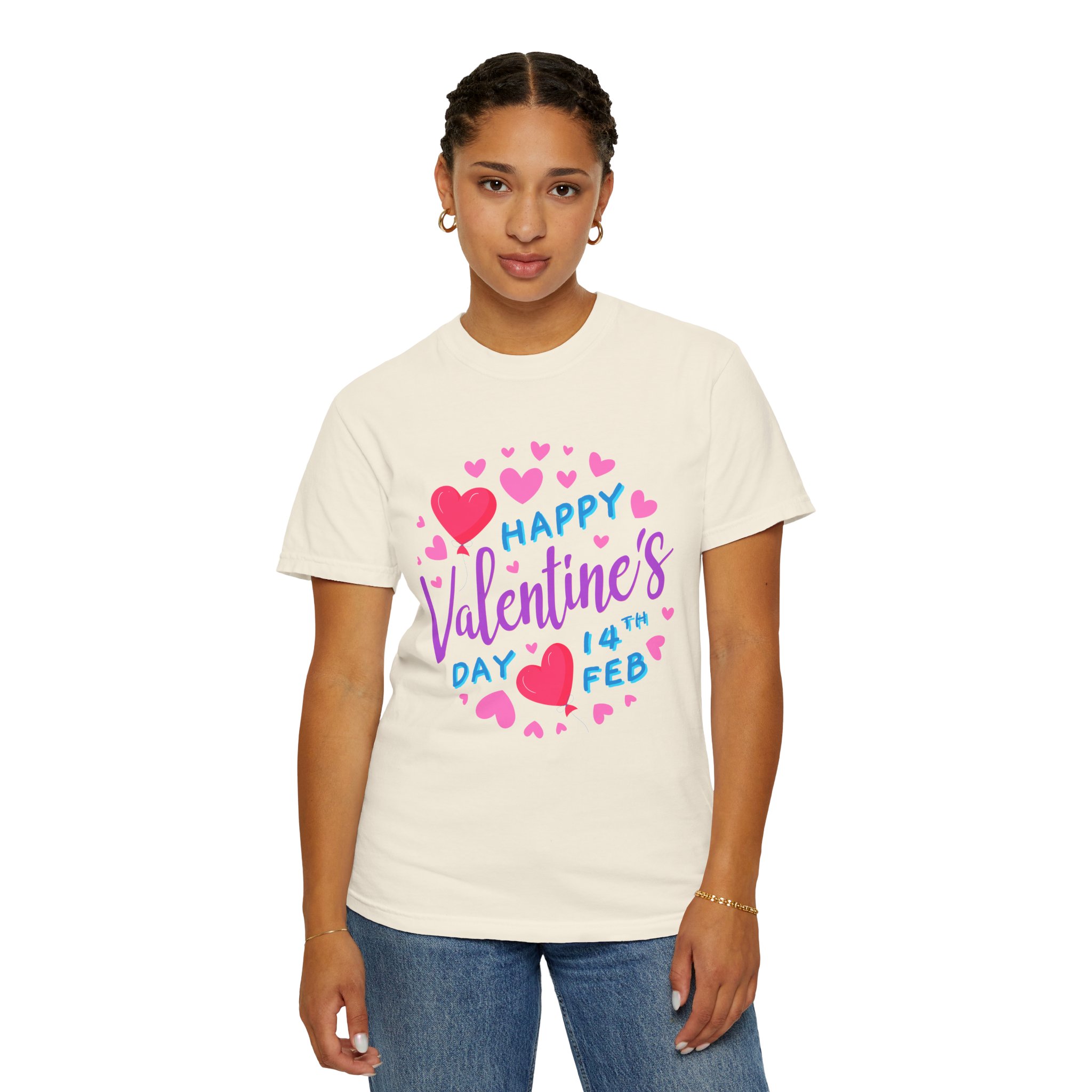 b2 - 8.1 - Happy Valentine’s Day 14th Feb T-Shirt – Cute Heart Graphic Tee for Love, Romance & Festive Celebration. - Image 12
