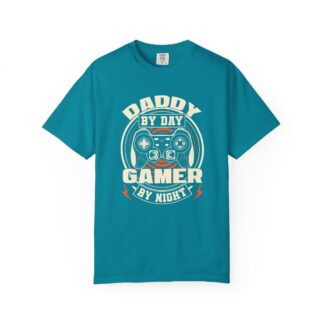 Gamer dad t-shirt - Fun Tee for Dads - Daddy by Day Gamer by Night T-Shirt - Image 17