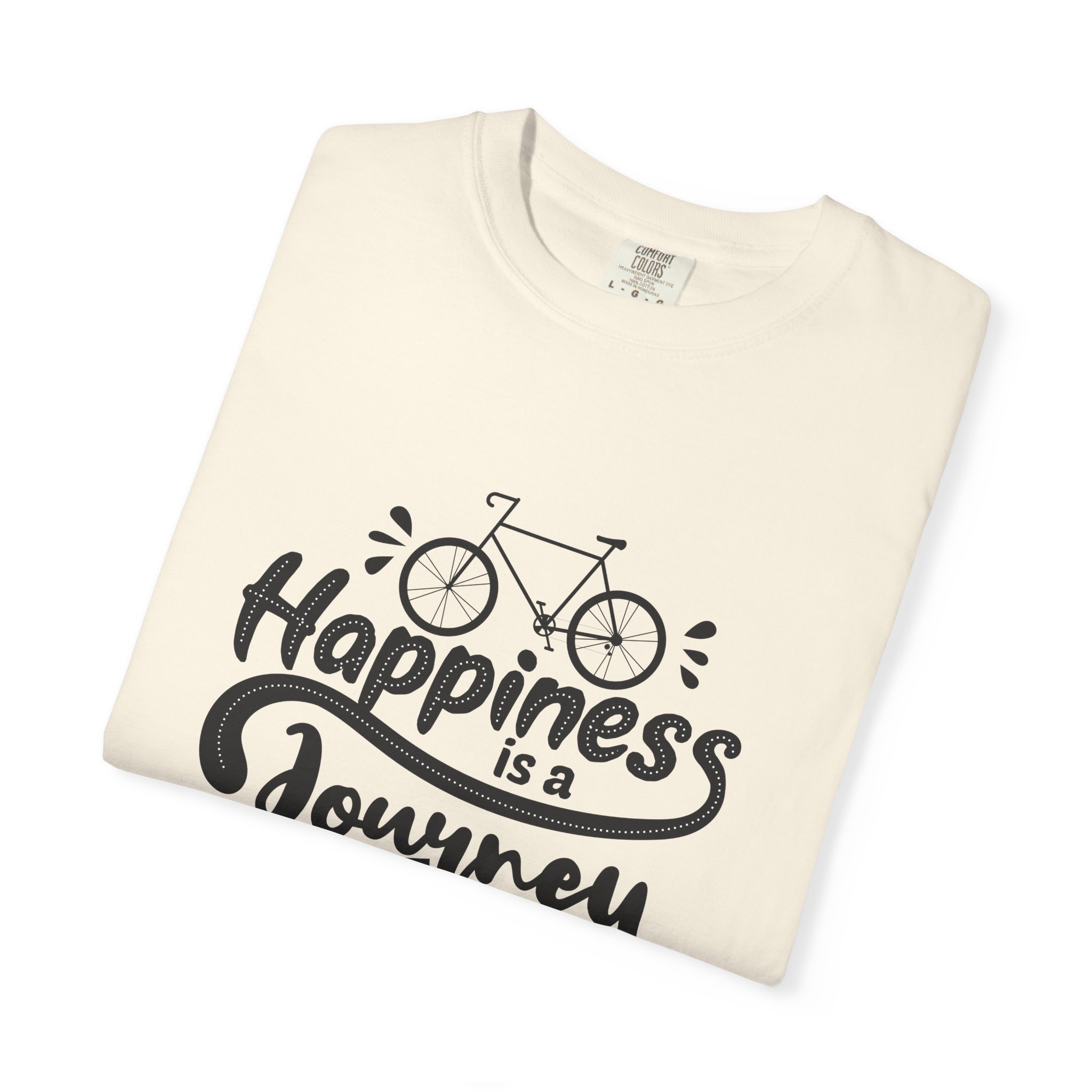 Inspirational T-Shirt, Happiness Journey Tee, Bike Lovers Gift, Casual Wear, Motivational Apparel, Adventure Clothing. - Image 23