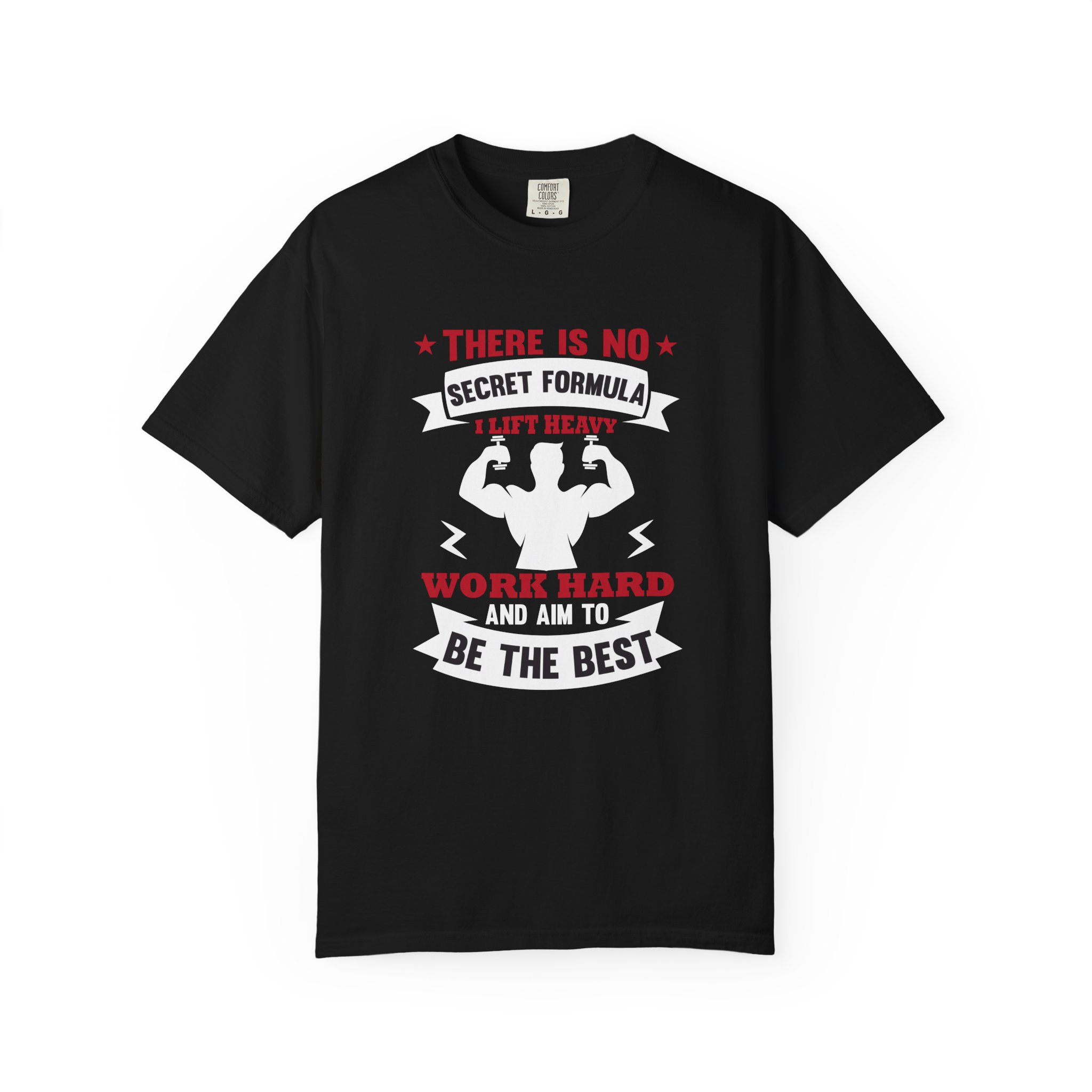 b2 - 6.13 - There Is No Secret Formula T-Shirt – Motivational Fitness Graphic Tee for Hard Work, Discipline & Real Results.