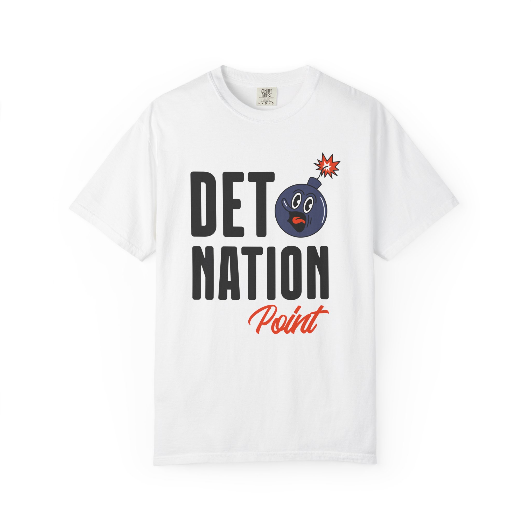 Detroit Nation Point T-Shirt – Bold Sports Fan Graphic Tee for Detroit Fans & Streetwear Style.
