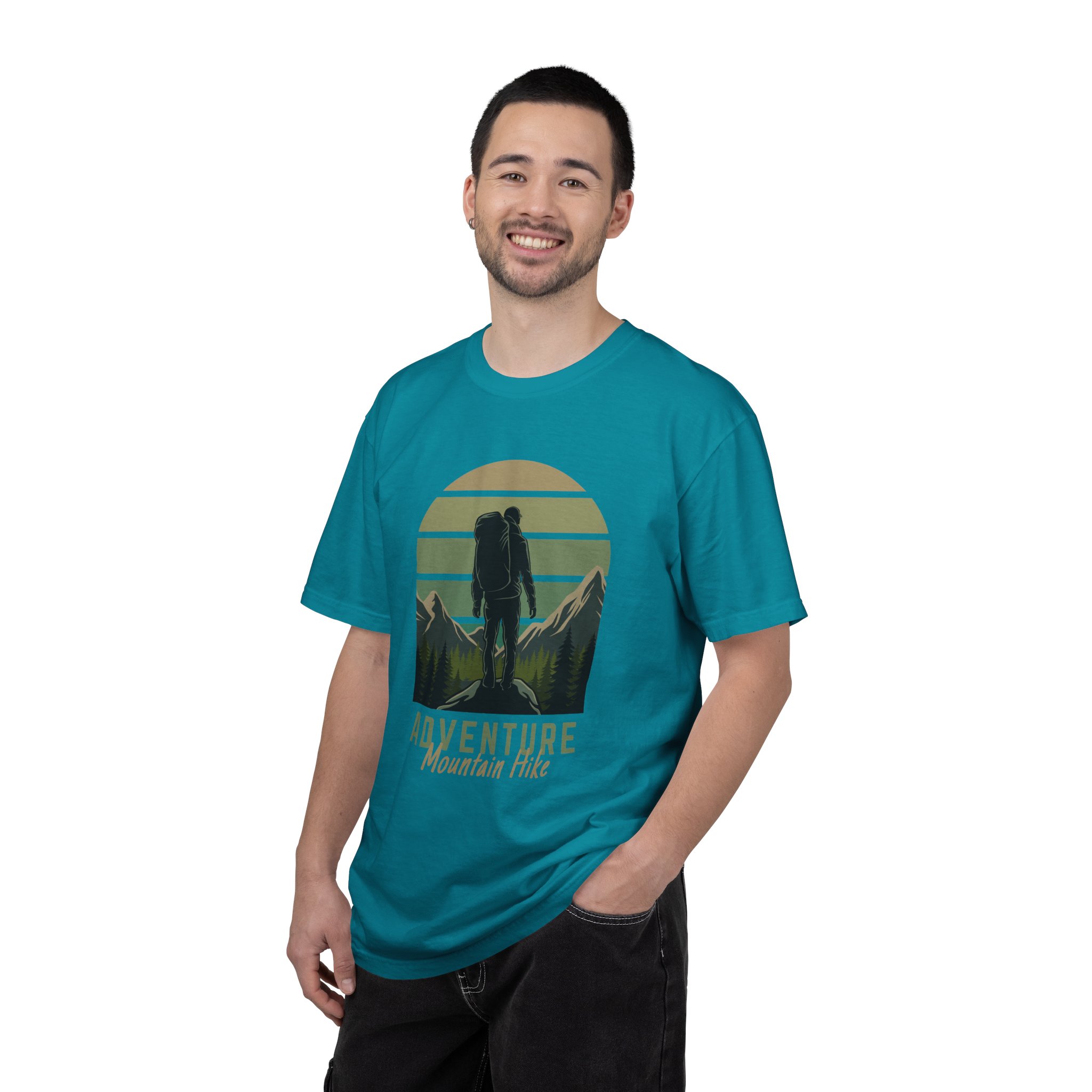 Adventure Mountain Hike T-Shirt | Unisex Garment-Dyed Tee | Nature Lover Gift | Outdoor Adventure Apparel | Hiking Outfit. - Image 10