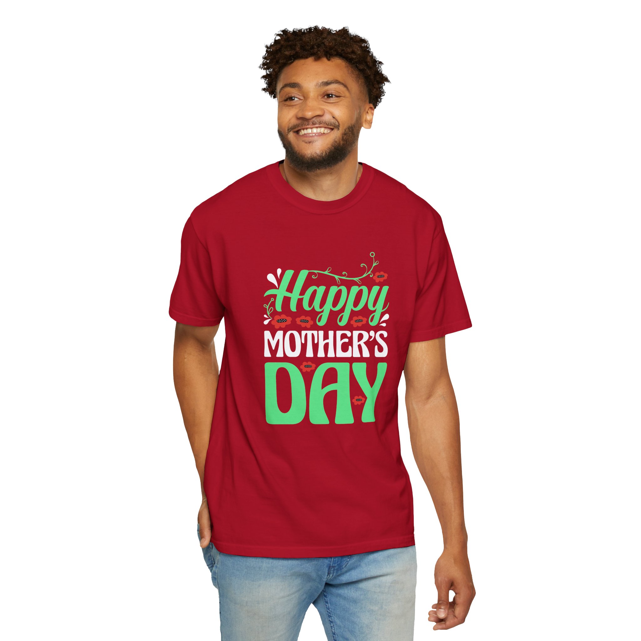 Happy Mother’s Day Festive Floral T-Shirt – Cute Love Graphic Tee for Moms, Perfect Gift Giving & Celebration Wear. - Image 54