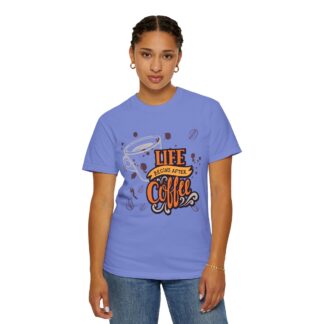 Coffee drinkers t-shirt – Life Begins After Coffee - Image 36