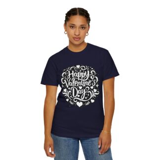 Happy Valentine’s Day Heart Floral T-Shirt – Romantic Floral Graphic Tee for Couples, Love Gifts & Festive Celebration. - Image 36
