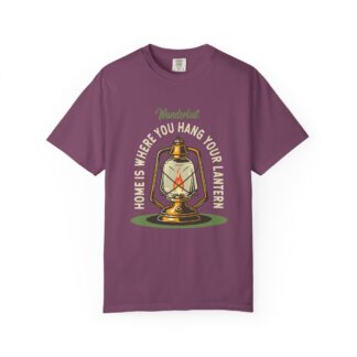 “Home Is Where You Hang Your Lantern” T-Shirt – Vintage Camping Graphic Tee for Outdoor Lovers, Fun Adventure Wear & Perfect Gift Giving. - Image 49