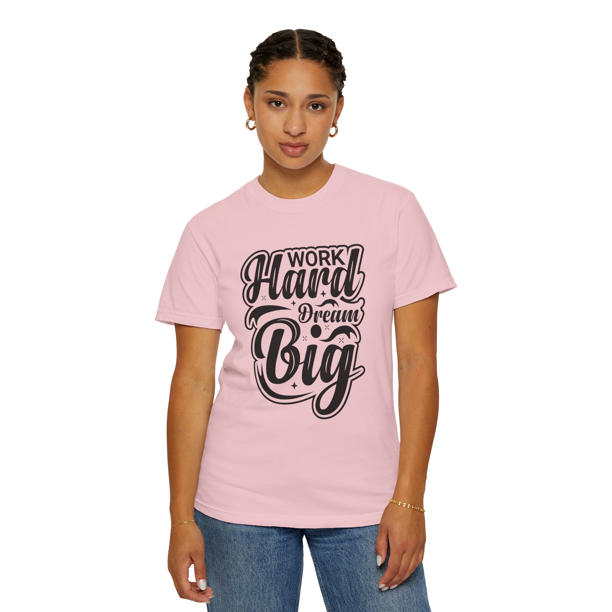 Motivational T-Shirt - Work Hard Dream Big - Unisex Tee for Inspiration, Casual Wear, Gift, Fitness, Entrepreneurs. - Image 52