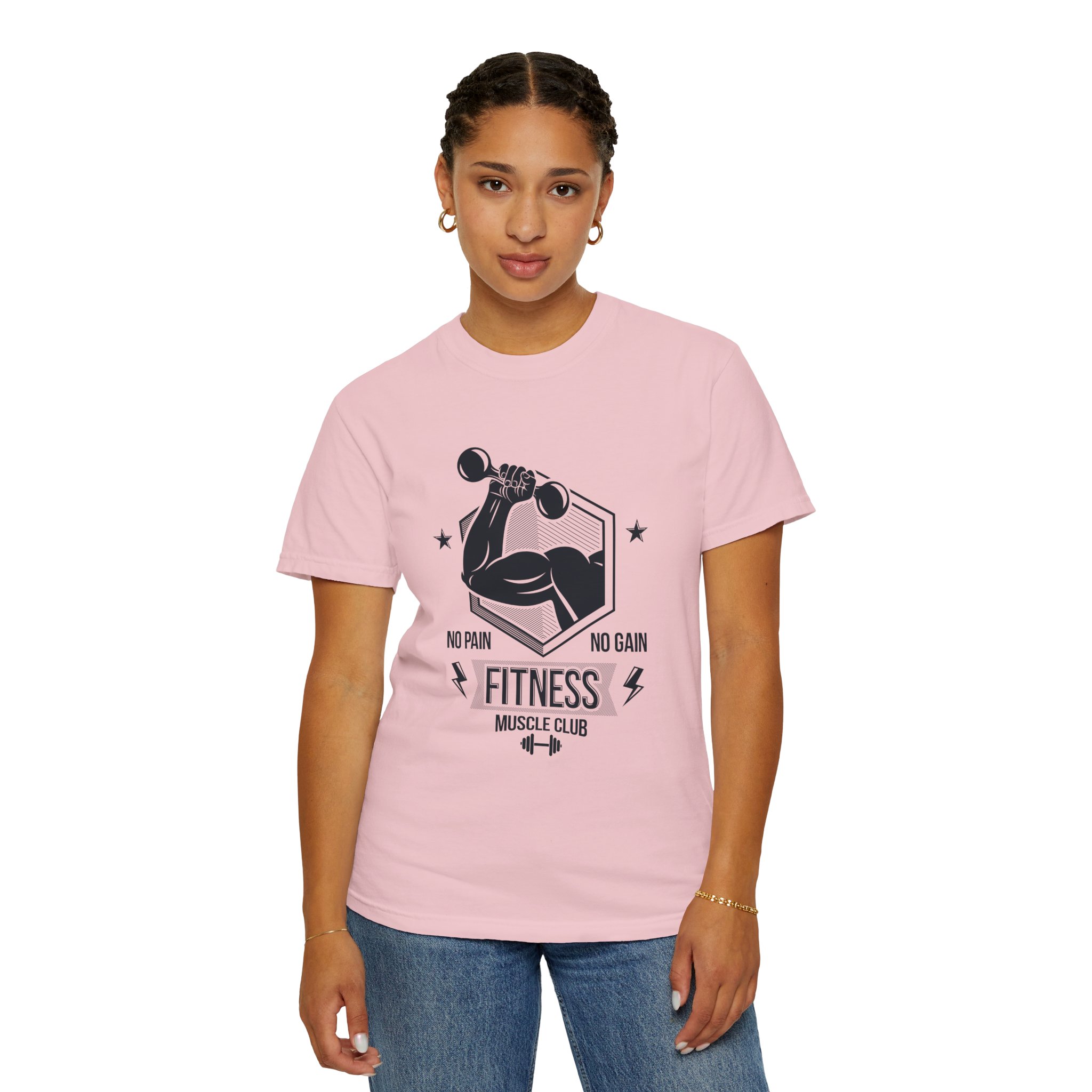 Fitness Muscle Club T‑Shirt — "No Pain No Gain" Gym Workout Tee. - Image 52