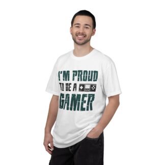 Cool Gaming T shirts - Proud Gamer Tee Unisex Tee - Image 2