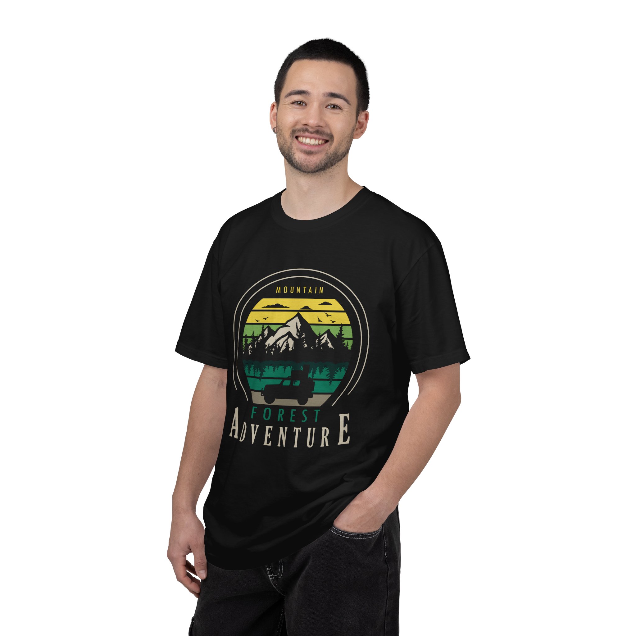 Adventure Forest Unisex T-shirt, Nature Lover Shirt, Travel Tee, Outdoor Apparel, Gift for Hikers, Casual Wear. - Image 2