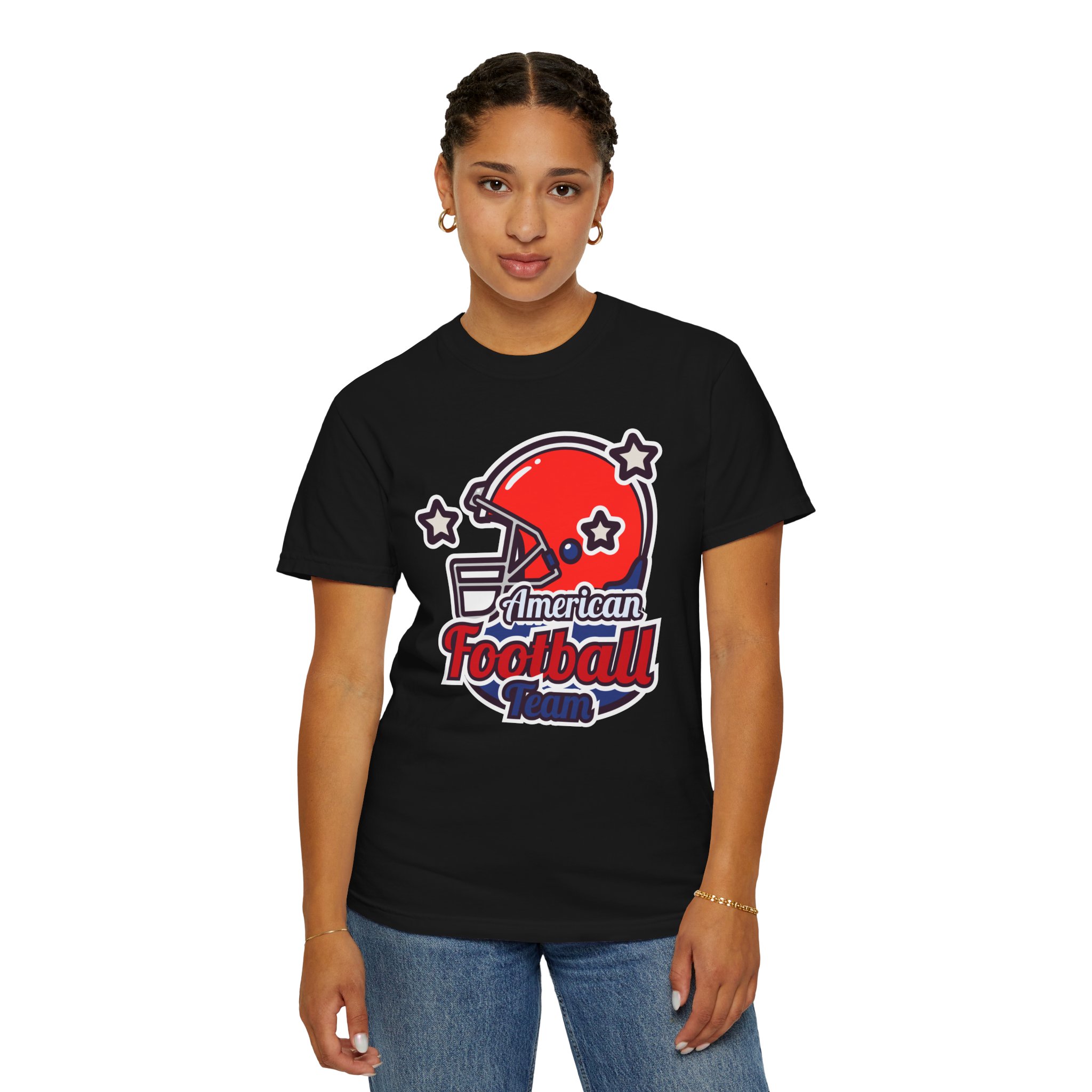 C - 16.13a - Authentic Football Team T-Shirt, Unisex Sports Tee, Garment Dyed Shirt, Game Day Apparel, Perfect for Football Fans, Casual Wear. - Image 28
