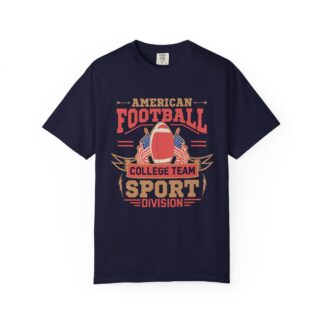 Vintage American Football Unisex T-Shirt, College Team Apparel, Sport Division Tee, Game Day Wear, Football Fan Gift.