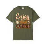 Cool coffee lovers tshirt with retro design