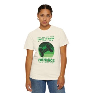 I Leave My Room So Here I Am T-Shirt – Retro Green Gamer Controller Tee for Video Game Lovers & Gamers. - Image 12