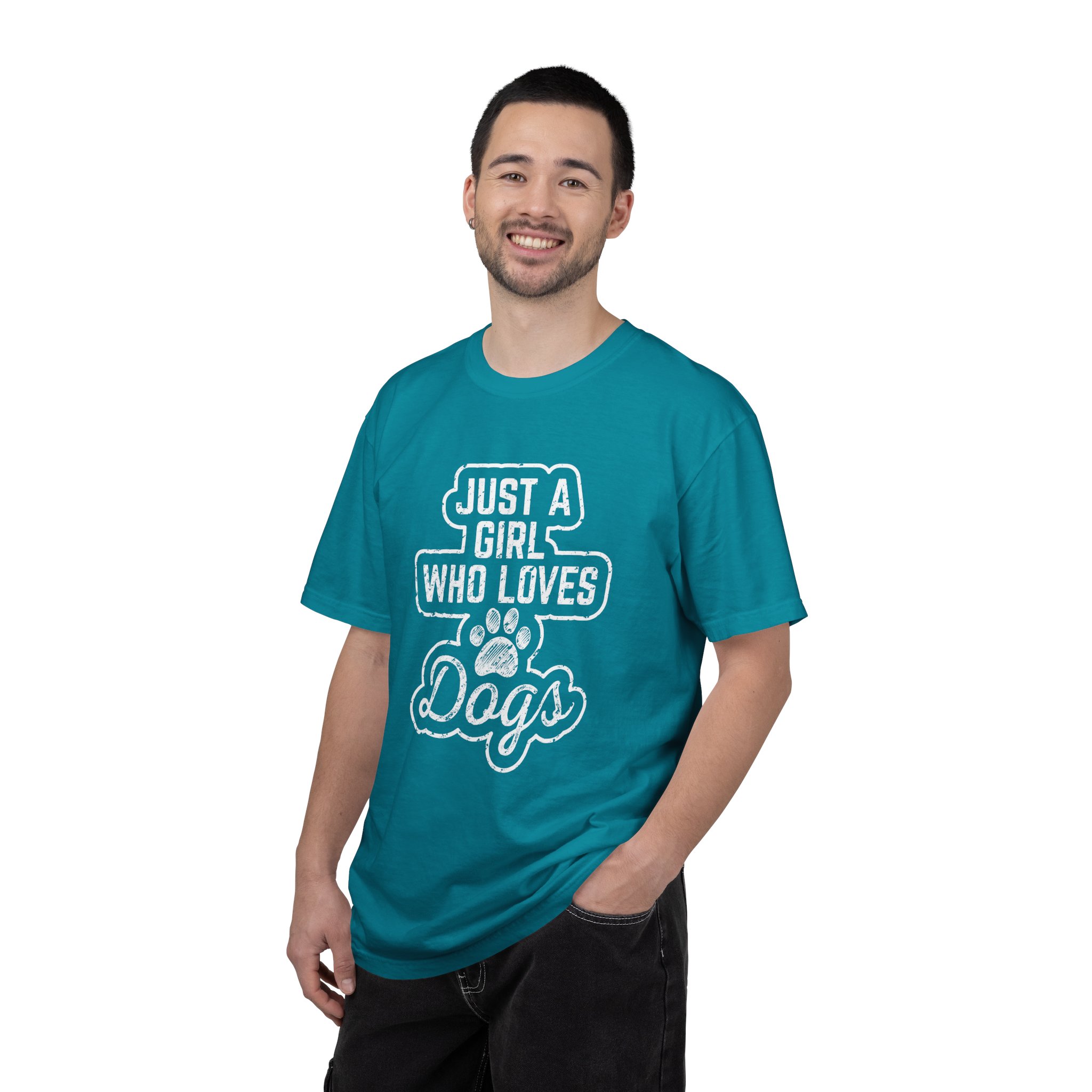 b2 - 4.3- Just a Girl Who Loves Dogs T-Shirt – Cute Dog Lover Graphic Tee for Pet Lovers & Everyday Casual Style. - Image 18