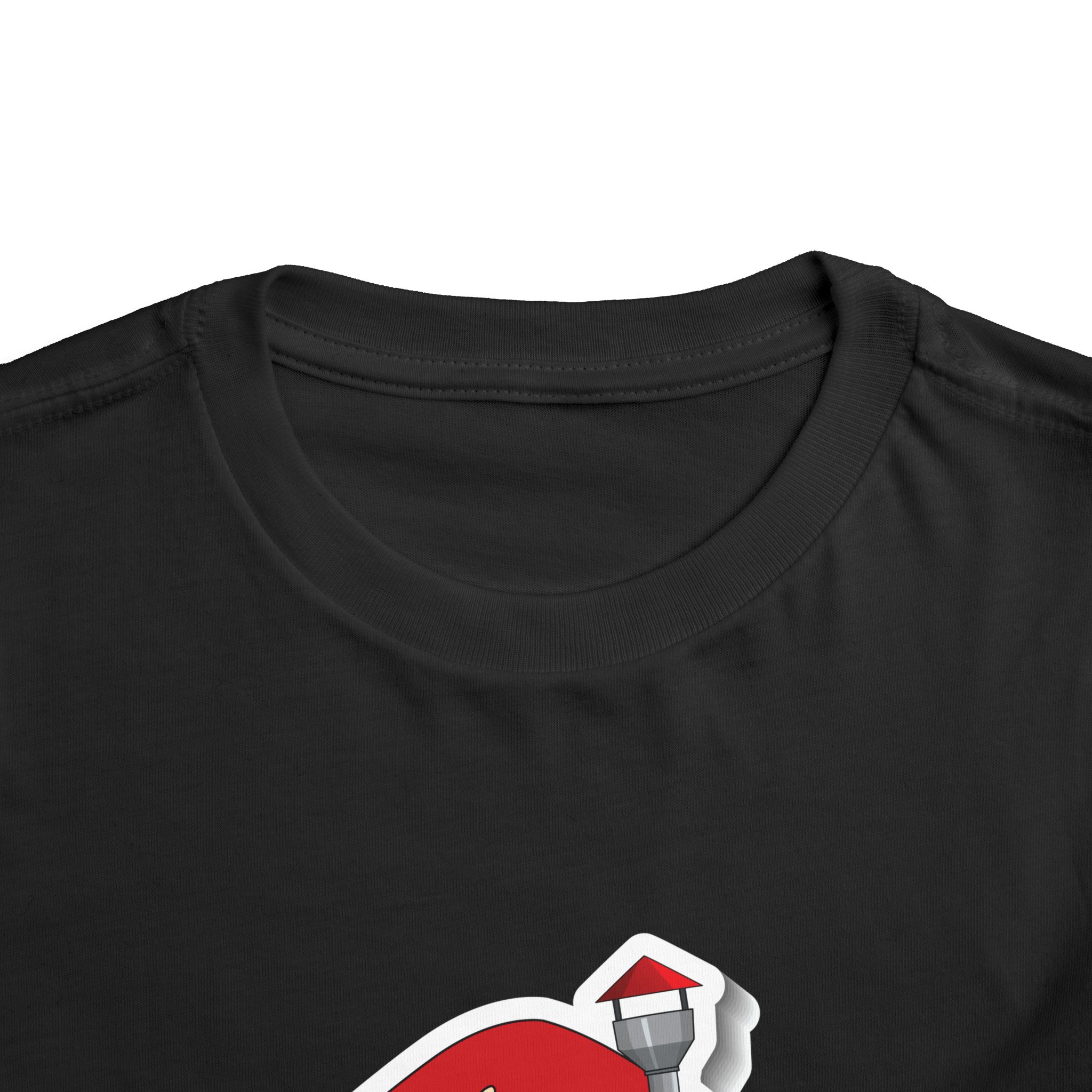 Cute Red Toadstool Cottage Toddler T-Shirt – Adorable Mushroom House Graphic Tee for Kids, Boys & Girls. - Image 12