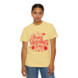 Happy Valentine’s Day Heart Design T-Shirt – Romantic Love Graphic Tee for Couples, Gift Giving & Festive Celebration. - Image 20