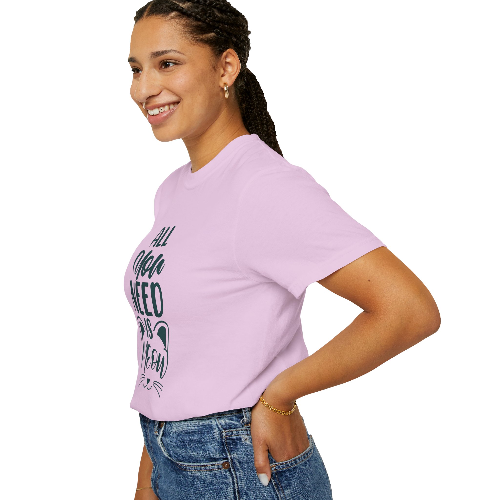 All You Need Is Meow T-Shirt – Cute Cat Lover Graphic Tee for Men & Women, Casual Everyday Wear & Perfect Gift Giving - Image 45