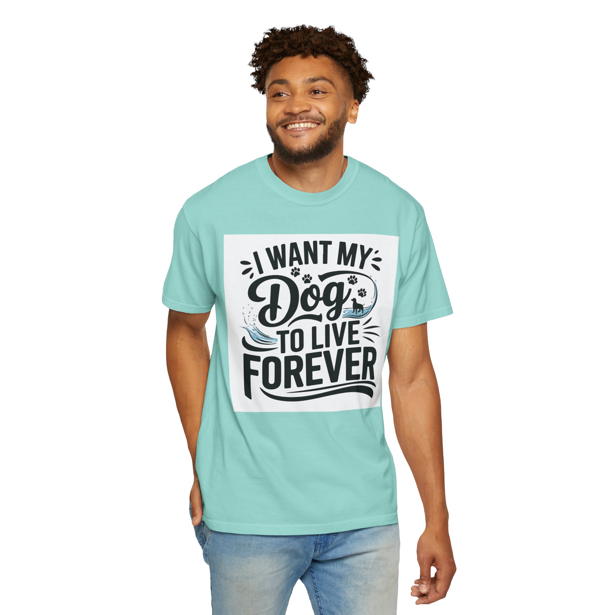 I Wish My Dog Could Live Forever T-Shirt – Dog Lover Graphic Tee for Pet Owners & Dog Parents. - Image 30