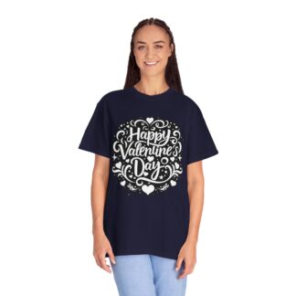 Happy Valentine’s Day Heart Floral T-Shirt – Romantic Floral Graphic Tee for Couples, Love Gifts & Festive Celebration. - Image 35