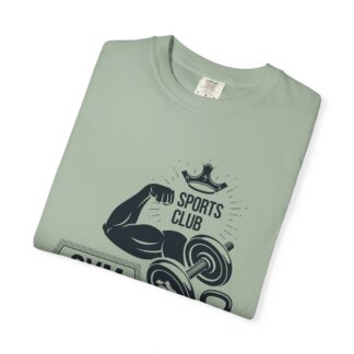 Gym Sports Club Workout T-Shirt – Dumbbells & Kettlebell Graphic Tee for Strength Training & Active Fitness Style. - Image 23